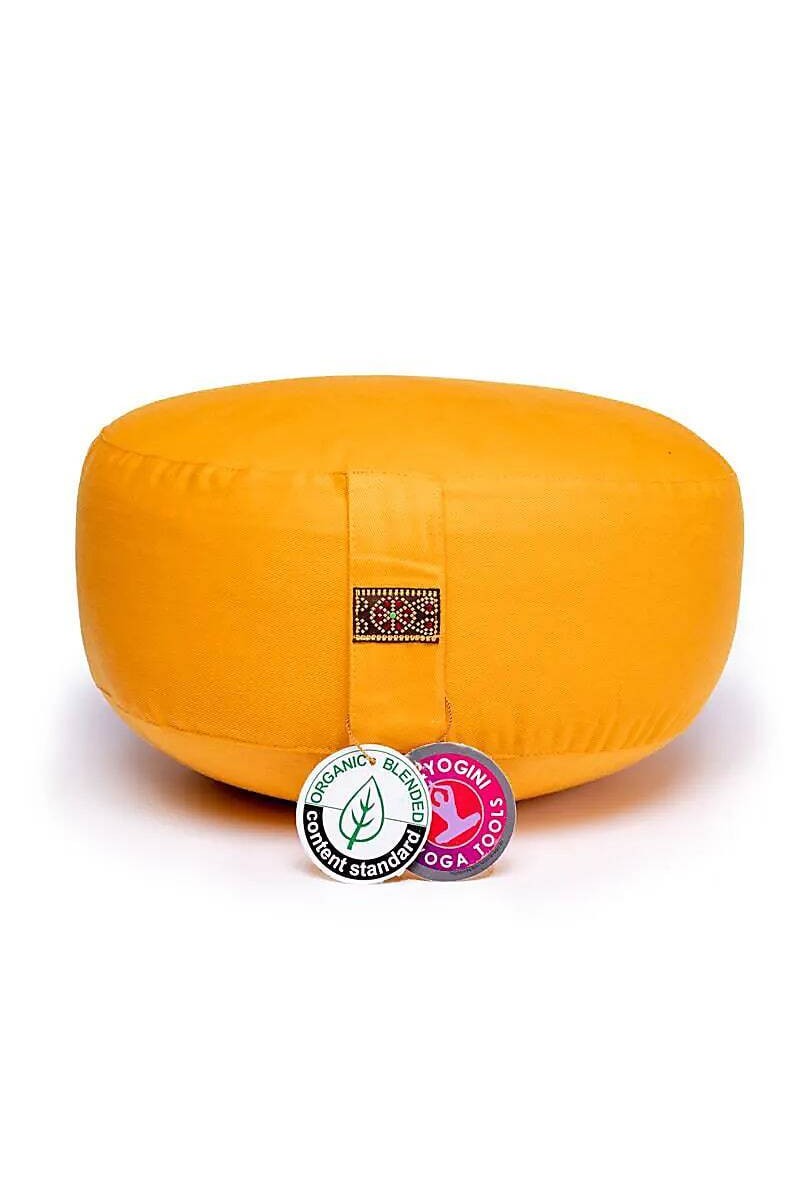 Coussin de Méditation JAUNE - Coton BIO