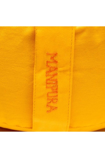 Coussin de Méditation 3ème Chakra Manipura brodé - Chakra du Plexus Solaire - Jaune