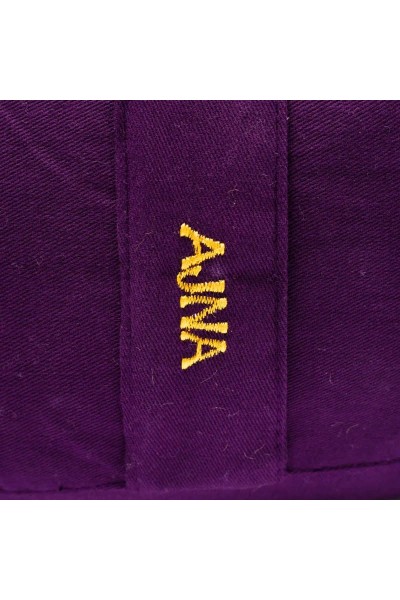 Coussin de Méditation 6ème Chakra Ajña brodé - Indigo