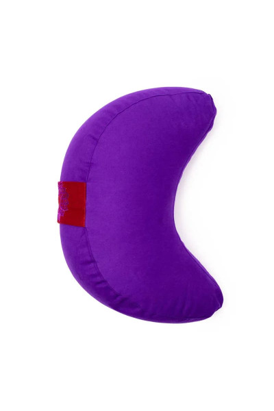 Coussin de Méditation DEMI-LUNE 7ème Chakra Sahasrara - Violet