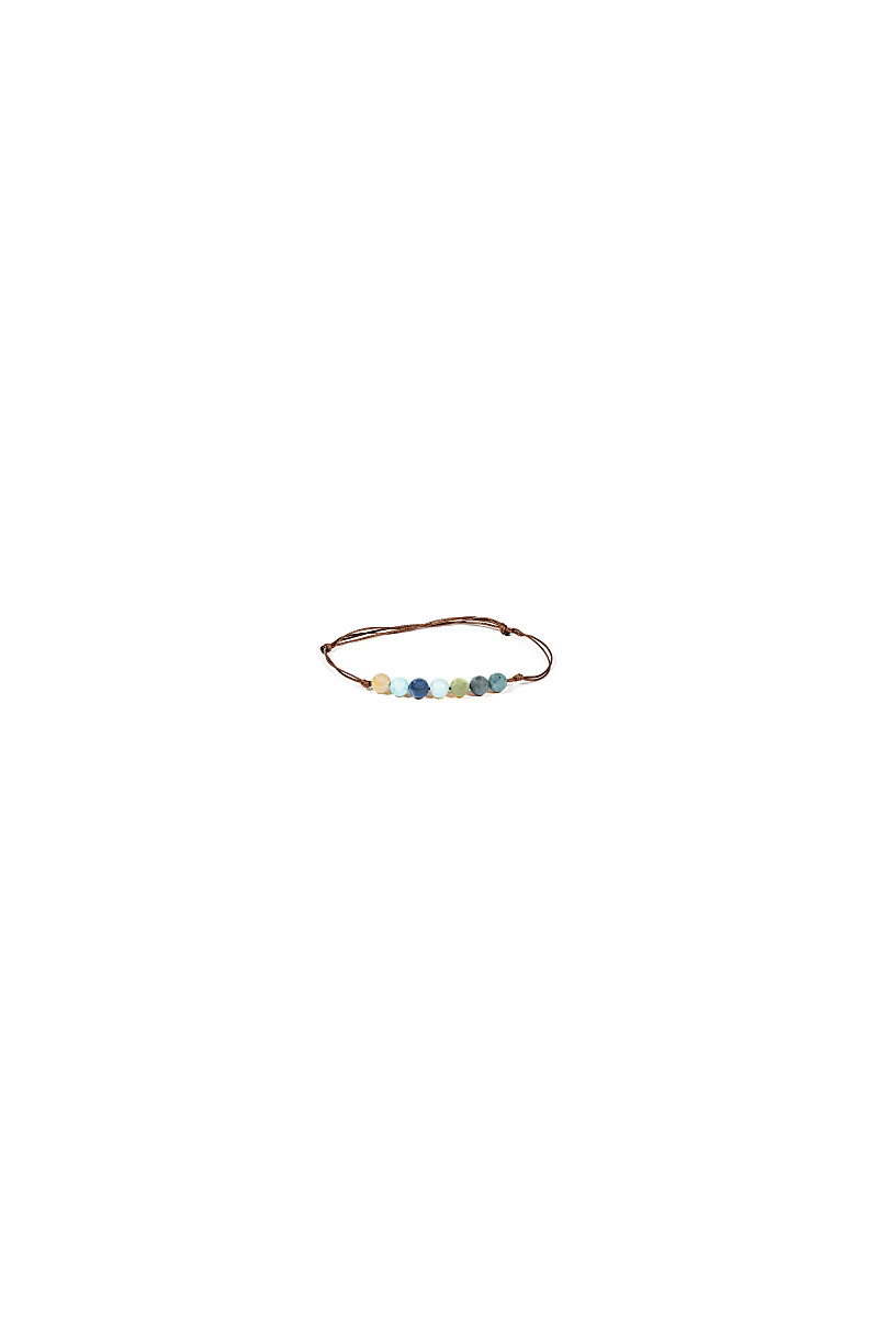 Bracelet en amazonite ajustable : harmonie et protection