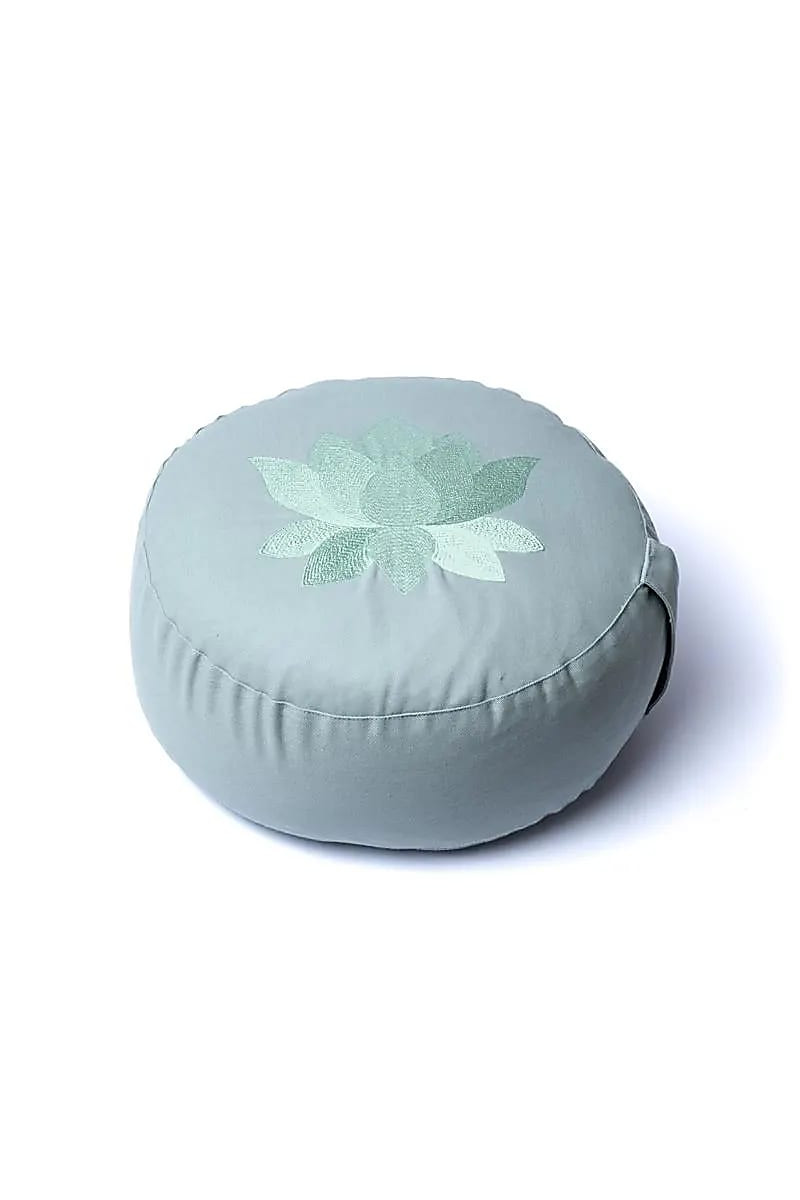 Coussin de méditation Lotus vert sauge