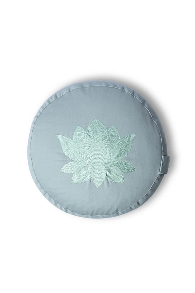 Coussin de méditation Lotus vert sauge