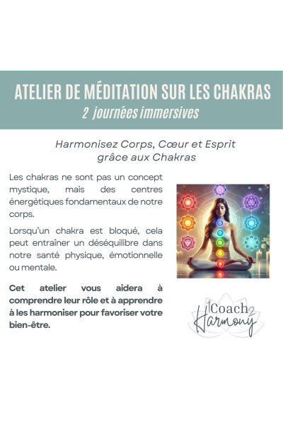 Atelier Méditation Chakras