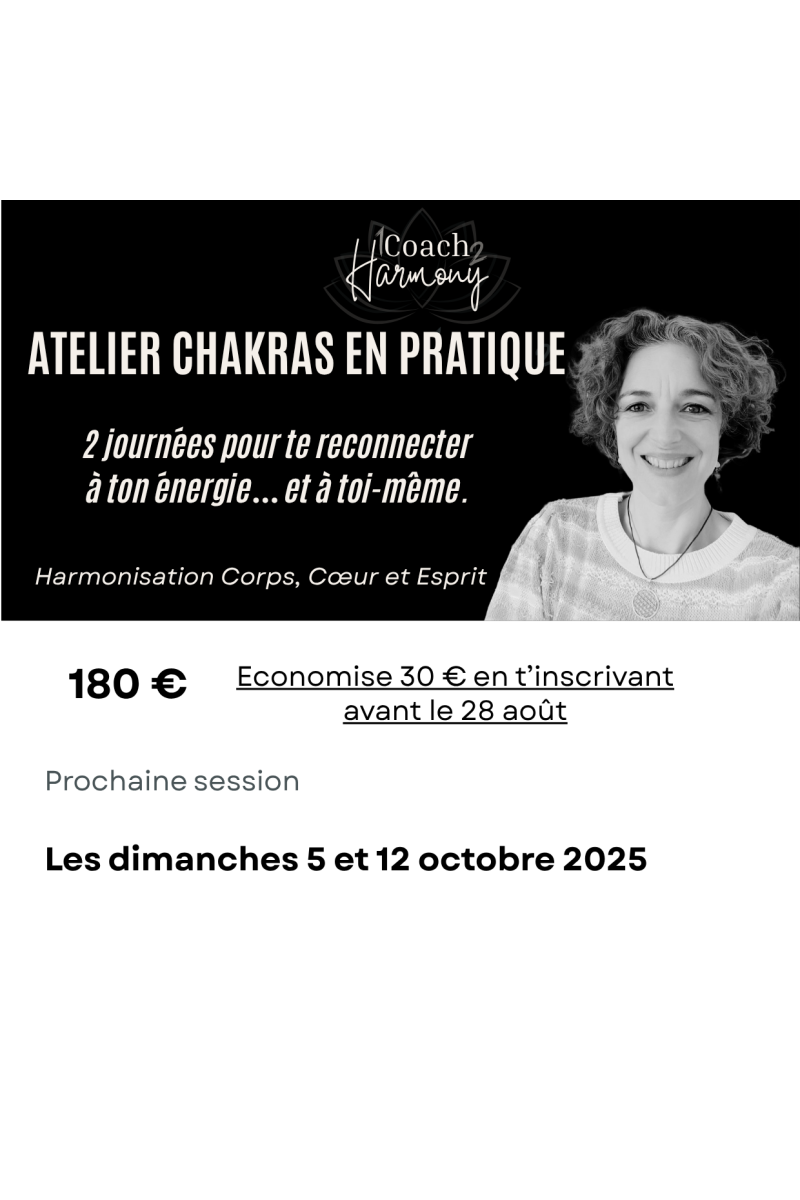 🌿 Atelier « Chakras en pratique »